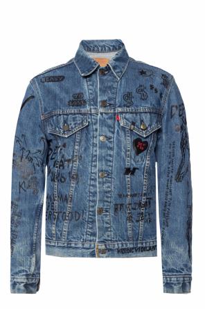 Denim jacket with a print, zdjęcie 1 Denim jacket with a print od R13